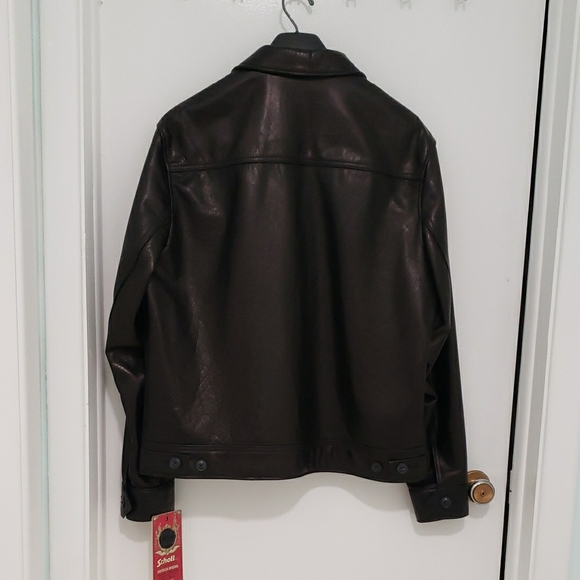 Schott NYC Perfecto Men's Leather Delivery Jacket, New With Original Tags. - Picture 3 of 11